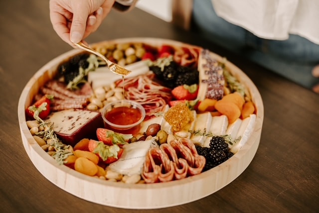 The Social Grazer branded cutting board